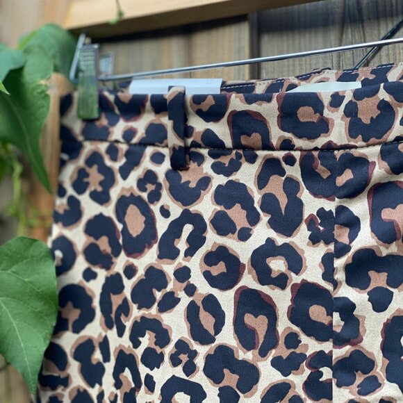 H&M Leopard Print Slacks Size 8 - Picture 5 of 11